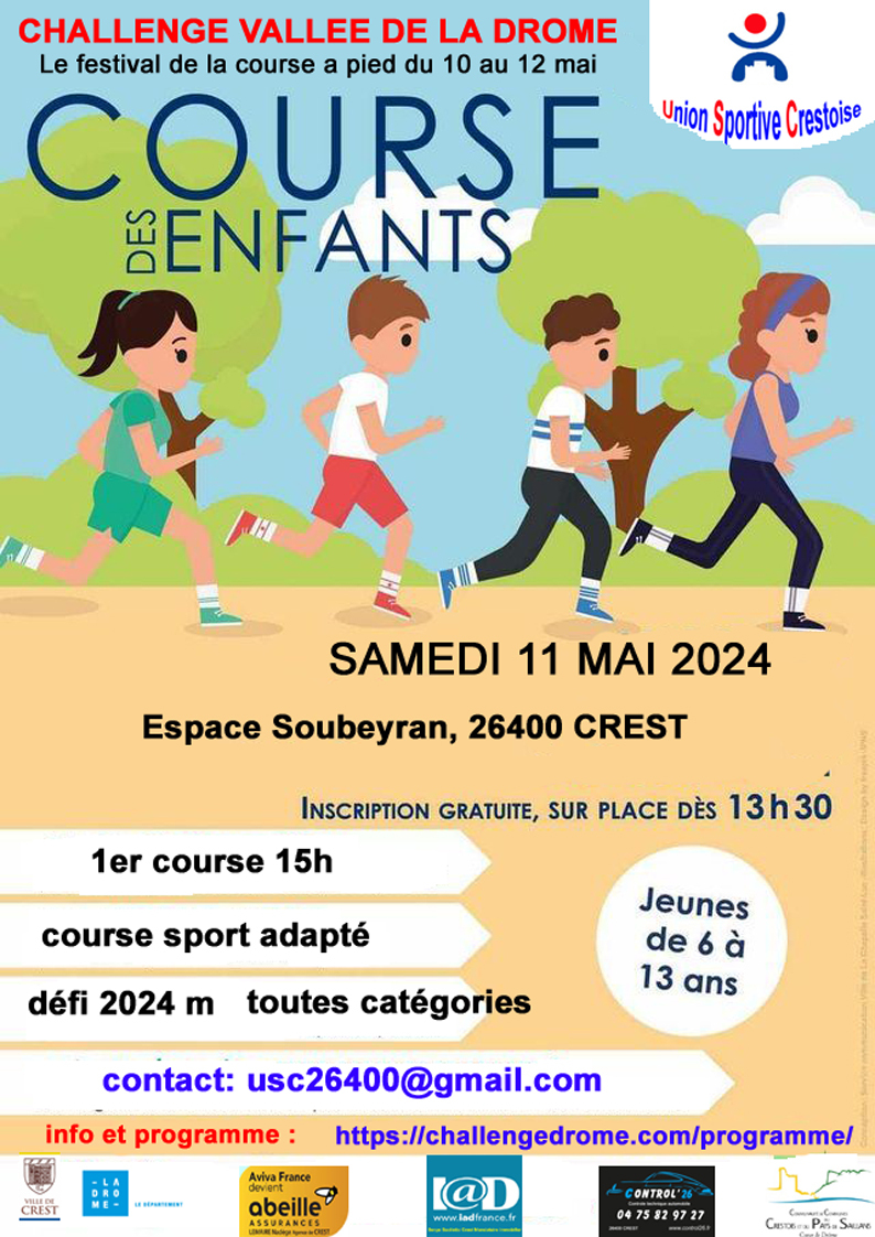 courses des enfants ( Challenge Vallée de Drôme )