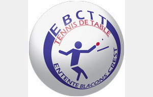 AG tennis de table ( Salle Pascal ROUSSET de Blacons ) samedi 3/12 ,11h 