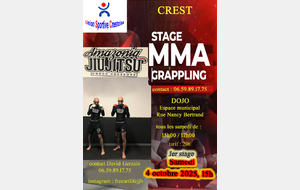 Nouveau club de jiujitsu MMA  à Crest